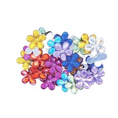 큐빅(B-11) - 반짝큰꽃잎 큐빅 반짝이 보석 꾸미기재료 머리핀만들기+노드커머스Shop, 빠른배송