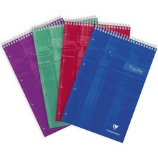 클레르퐁텐 베이직 상철 스프링 노트 210 x 297mm, 색상, 개당 수량, L8+M(색상랜덤)(CF8155C)