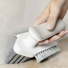 히즈엔 강력청소 빳빳한 청소솔 V자 구석 틈새 브러쉬 솔, 화이트, 1개