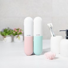 휴대용 론드 UV-C 간편 세척 칫솔살균기 UTC-3100 왕모 USB 충전, 블루, 1개