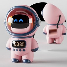 AI 음성대화 로봇 장난감 인공지능 블루투스 우주비행사 선물, 공식 표준, 핑크-우주비행사(Doubao)