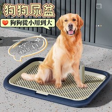 寵物尿盆 狗便盆 寵物訓練 寵物用品 狗狗尿盆 防濺狗廁所 寵物尿盤 狗用品 寵物便盆, 1個, 黃色(中號)