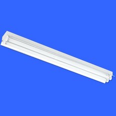 120cm 노출 평갓2등 등기구 LED램프제외 컨버터만 조립 공대, 1개, 백색