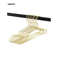 섬세한 금속 옷 걸이 실버 골드 경량 튼튼한 의류 코트 셔츠 티셔츠 블라우스, Gold 10pcs A