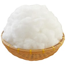 구름솜 방울솜 쿠션솜 1KG 인형솜 리필솜 스퀴시솜 내추럴 고팽창 PP면 0 . 5kg, 고탄성 진주면 0 . 5kg