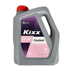 GS칼텍스 킥스 KIXX CX 부동액 사계절 GS부동액 냉각수 Coolant, 1개, 4L