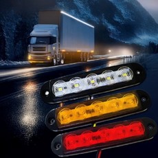 레비바 LED 사이드등 12V 24V 2개 언더등, 화이트