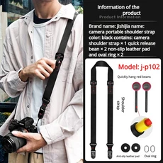 캐논 니콘 후지필름 XT50 R8R6 Z9 파나소닉 라이카 올림푸스용 카메라 숄더 스트랩 퀵 릴리즈, 02 J-P102