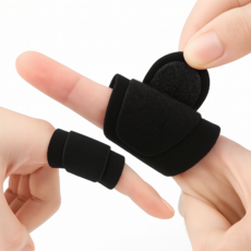 마이다움 손가락보호대 깁스 엄지 검지 새끼 고정 아대 3개 블랙