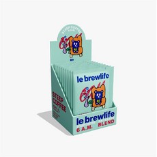 le brewlife 樂步 6 A.M. BLEND 浸泡式咖啡, 10 公克, 1個, 10個裝