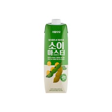 서울우유 달지않은 저당두유 소이 마스터, 4개, 1L