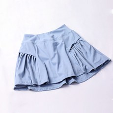 夏季防走光帶口袋運動裙褲 普拉提健身裙 羽毛球跑步短裙 網球裙