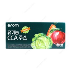 이롬 유기농 CCA주스 20개입 양배추 당근 사과 농축액 100%, 140ml