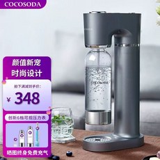 탄산가스 바리스타 물병 소다메이커, T12고급 회색띠 압력계 1기통 2개 스테인리스 물병
