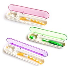 위생용품 필수품 이동형 살균기 여행용 휴대용 구강청결 보관기 UWFGYK3C, 보라색