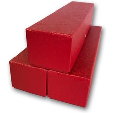 2x2 코인 홀더를 위한 Generic의 빨간색 한 줄 보관함 3개