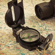 등산 나침반 산악용 휴대 방향 찾기 접이식 아웃도어, 1개