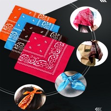 고매한 페이즐리 손수건 여성손수건