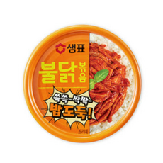 샘표 불닭볶음 80g x 3개 샘표 반찬 불닭볶음 닭가슴살 불닭, 10개