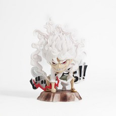 애니메이션 피규어 원피스 몽키 D. 루피 기어5 니카 지면을 두드리는 형태 15 cm, 1개