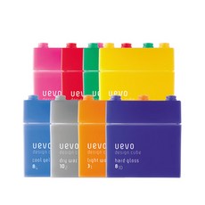 데미 우에보 디자인 큐브 드라이 왁스 회색 헤어왁스 헤어스타일링, 80g, 1개