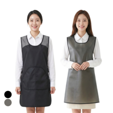 쿡셰프 방수 미용실앞치마 2종 (택1), 반투명방수앞치마, 1개