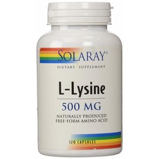 SOLARAY L-賴氨酸膠囊 500mg, 120 件, 1個