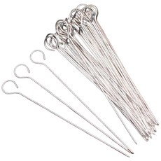 不鏽鋼烤肉籤 BA306, 銀色, 1個