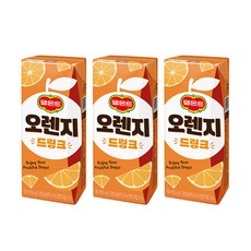 델몬트 오렌지 드링크 190ml, 10개