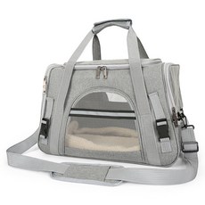 寵物揹包 外出籠 寵物外出包 寵物包 寵物外出籠 寵物外出袋 貓咪外出包 寵物外出 狗狗外出包 寵物外出包 寵物提袋, 灰色, 1個
