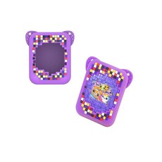 Hzycwgone Bitzee 인터랙티브 장난감 디지털 반려동물용 케이스 귀여운 스킨 슬리브 휴대용 실리콘 여행 보호용 Bitzee 가상 전자 랜야드 포함(퍼플) 69607, 퍼플 실리콘 케이스, 1개