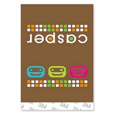 캐스퍼 UV 레더 방수 디자인 태그 라벨 스티커 악세서리, {"디자인":"캐스퍼 페이스 일러스트"}, 카멜 {"디자인":"캐스퍼 페이스 일러스트"}, 카멜