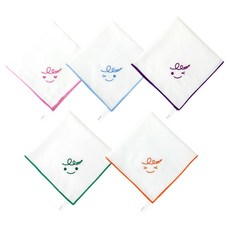베이비앙 국내산 무형광 천기저귀&가제손수건&40수 아기목욕타올(오후5시이전 주문건 다음날도착), 14_순면 어린이집 가제손수건 오렌지, 1개