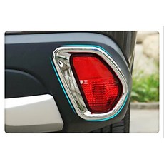 【車王汽車精品百貨】三菱 Mitsubishi 2016 Outlander 後霧燈框 後霧燈罩 裝飾框 電鍍精品, 1個