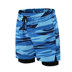 DFMEI 泳褲男防尷尬寬鬆速幹男士游泳褲2022年新款泡溫泉裝備雙層沙灘褲