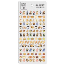 MIND WAVE 成人的部活動系列 BAKERY主題貼紙, 1個, 81782 BAKERY