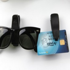 빅코난 차량용 안경홀더 클립1P 썬바이저클립 선바이저클립 차량용안경클립