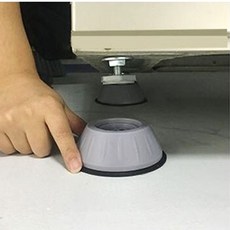 청소발받침 방지 건조기 받침대 소음 진동 통돌이 세탁기 4개, 그레이4p세트