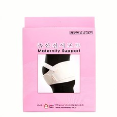 맘스스텝 산전 복대 임산부 보호대 출산 용품 태교 성용 의복 착용 감 지지 복부 압박
