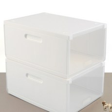 꿀이맘 신발보관함 2팩 신발케이스