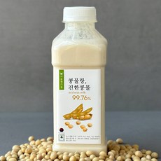콩물랑 순수 진한콩물 두유 (당일생산 무첨가 무가당 100%국산), 2개, 500ml