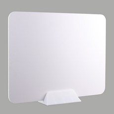 학생용 PVC 칸막이 시험용 책상 분리판 방역 겸용, A_화이트40x30cm플라스틱카드포함