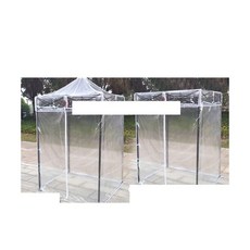 소형 비닐부스 투명 텐트 야외 방진 플라스틱 보온 겨울 2X3 실내, 투명 2X3 실내