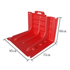 차수판 차수막 차수벽 장마 바리케이트 주차장 빗물막이 차고 4개세트 L자형 빗물차수막, 1개