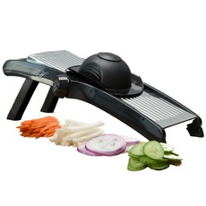 다이얼식 만능 양배추 채칼 무 당근 멀티 스텐 슬라이스 채썰기 겸용 다용도 채칼, 블랙, 1개