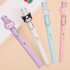 Gompo自動鉛筆 4入 可愛角色鉛筆, 鵝友4P