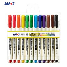 아모스 유니스 네임펜 12색, 단품, 단품, 상세페이지 참조