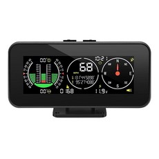 자동차 경사계 각도 경사 미터 디지털 HUD GPS 레벨 틸트 미터 MAIMEIMI 실시간 다기능 차량 기울기 피치 각도 11.5-30V 오프로드 차량용 대시보드 나침반, 자동차 경사계 각도 경사 미터 디지털 HUD GPS 레