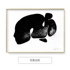 현대그림 추상화 북유럽 대형 캔버스 모던 액자 거실, L. F 라이트 럭셔리 골드 프레임