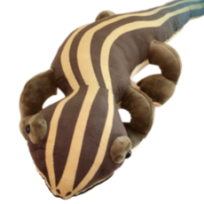 휘뚜마뚜 귀여운 큰 대형 100cm 도마뱀 게코 인형, 1개, 베이지 게코 도마뱀